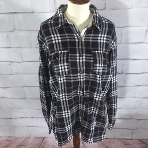 cb Established Plus Size Flannel Shirt
